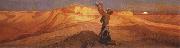 Elihu Vedder Prayer for Death in the Desert. oil on canvas